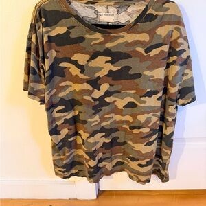 Free People We The Free Women’s Camo Short Sleeve Tee